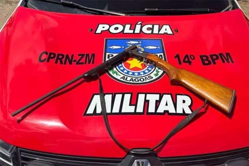 Operação policial resulta na apreensão de quase duas dezenas de armas em uma semana em Alagoas