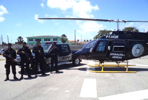 BOPE recebe helicóptero para atuar em operações de segurança pública