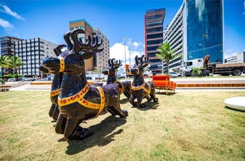 Cidade de Maceió se prepara para a grandiosa decoração natalina de 2025