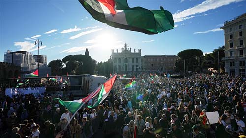 Conflito entre turistas israelenses e apoiadores da causa palestina em território italiano