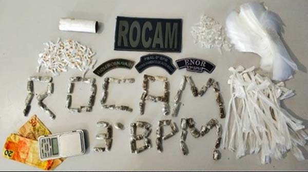 3° BPM atua em ocorrências de Porte ilegal de arma e Tráfico de drogas