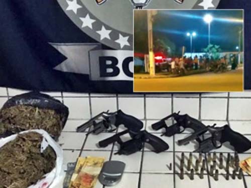 Suspeito de crimes é morto e quatro são presos durante operação policial