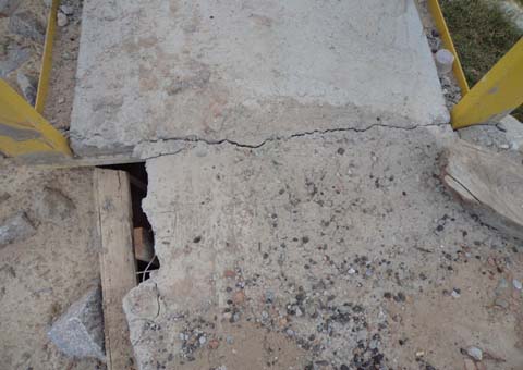 Obra em ponte interligando União dos Palmares a AL-205 apresenta defeitos antes de ser concluída diz denúncia