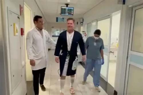 Marx Beltrão passa por cirurgia na coluna em virtude de duas hérnias de disco