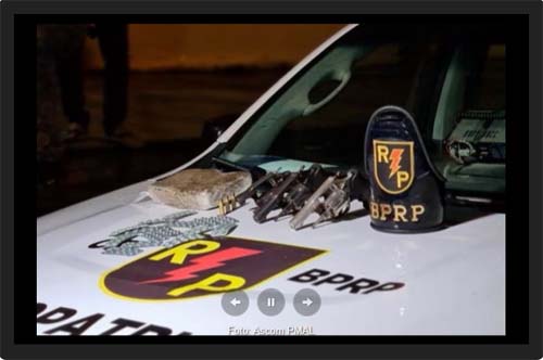 PM apreende armas de fogos e prende suspeitos em Alagoas