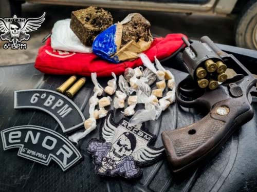 PM apreende drogas e armas de fogo em ações na capital e no interior