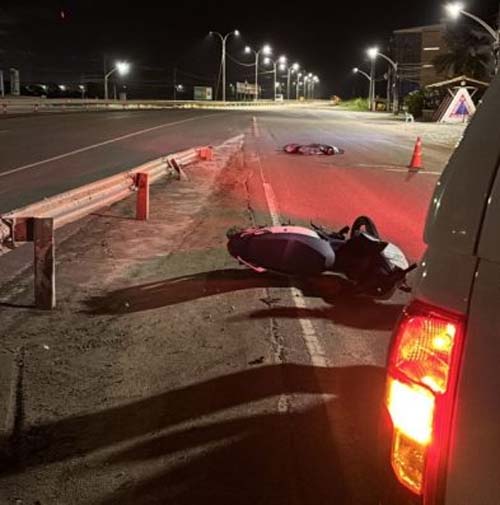 Tragédia no Viaduto: Motociclista Perde a Vida em Colisão Fatal