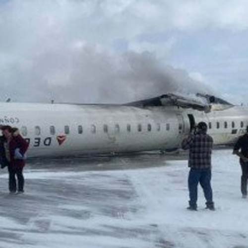 Acidente com Avião no Canadá Deixa ao Menos Dezessete Feridos