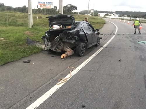 Condutores desaparecem após acidente na AL 101 Sul em Barra de São Miguel