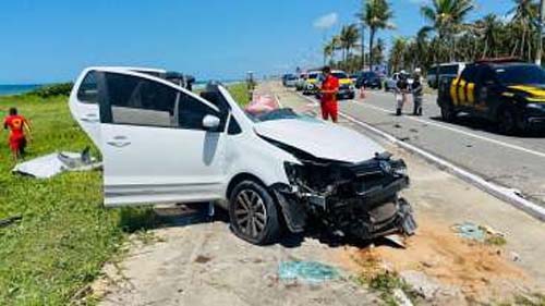 Bombeiro militar morre após se envolver em acidente no Pontal