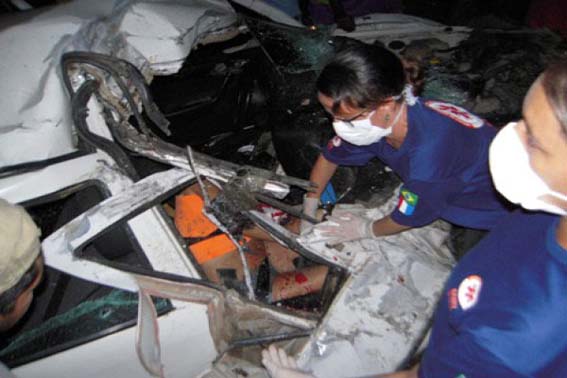 Quatro pessoas da mesma familia morrem em grave acidente na AL 220