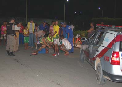 Acidente deixa idoso ferido em São Miguel dos Campos