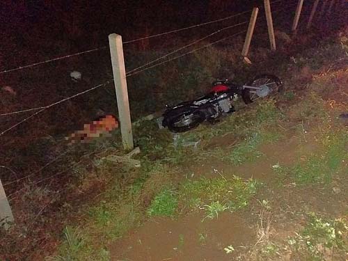 Moto sai da pista, se choca com cerca e gestante morre na AL-482