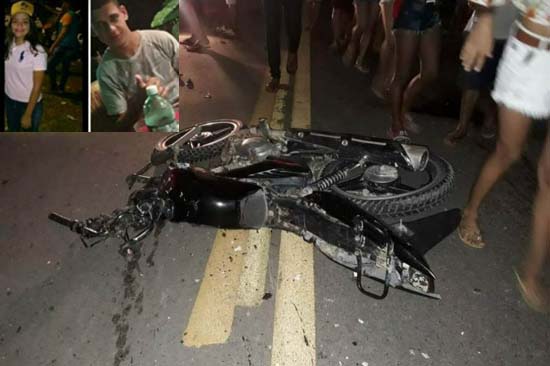 Acidente entre ônibus e moto deixa casal de adolescentes mortos em Colônia Leopoldina 