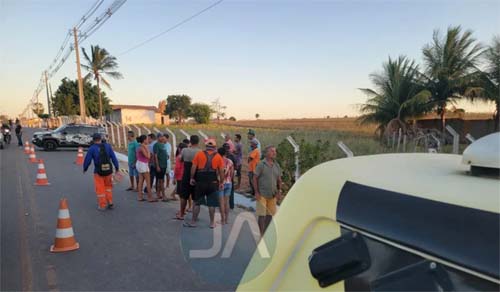 Idoso morre e outro fica ferido após atropelamento na AL-486, entre Craíbas e Arapiraca