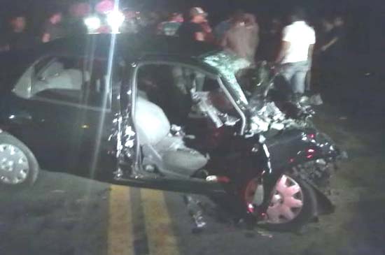 Acidente entre Pajero e Prisma deixa um morto e cinco feridos em Satuba inclusive um padre