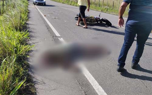 Acidente deixa motociclista gravemente ferido em rodovia do interior