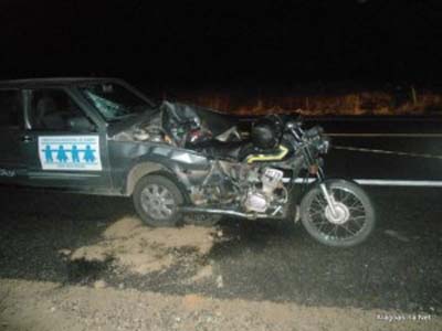 Marchante morre em acidente entre carro e moto na BR-316