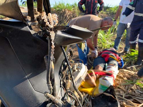Acidente deixa mulher gravemente ferida em Marechal Deodoro