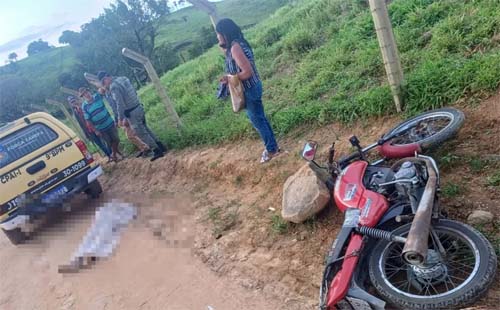 Homem de 57 anos perde a vida em colisão motociclística na zona rural de Mata Grande