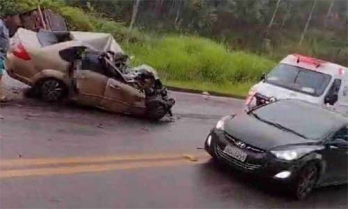 Acidente na BR-040 deixa cinco mortos e dois feridos