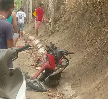 Adolescente morre e outro fica ferido durante acidente com moto em União dos Palmares