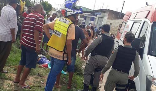 Homem morre em  acidade de moto em Palmeira dos Indios