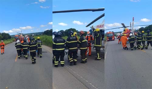 Homem de 50 anos sofre acidente grave entre carro e carreta no Pilar