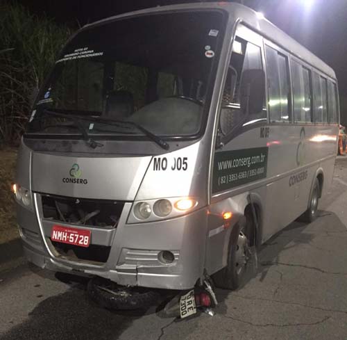 Motociclista morre em acidente na AL 210, próximo a CHESF em Rio Largo