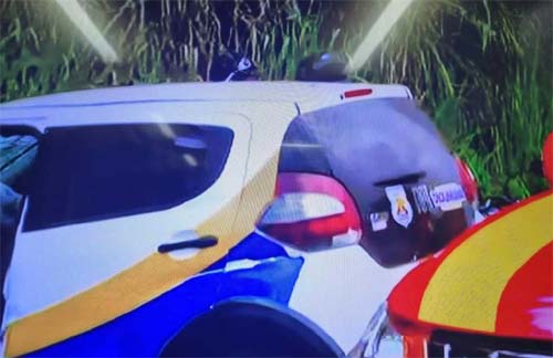 Quatro pessoas ficaram feridas em acidente entre um caminhão e um carro em Santa Luzia do Norte