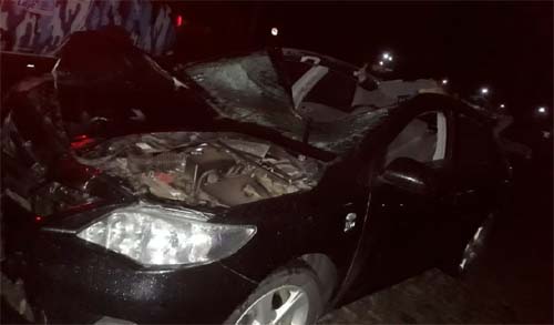 Motorista atinge cavalo solto na pista e fica ferido em São José da Laje