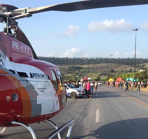 Vídeo: um morre e outro fica gravemente ferido em acidente na BR-101