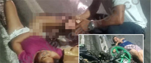 Casal é socorrido em estado grave após acidente com moto em São Miguel dos Campos