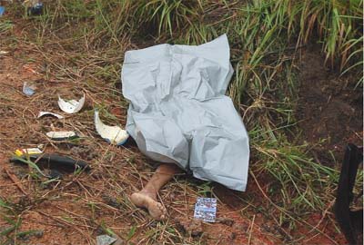 Grave acidente deixa três feridos e um morto na BR 101 próximo a Fazenda Varrela