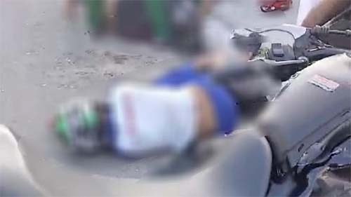 Três pessoas ficam feridas em acidente com motocicletas no Tabuleiro do Martins