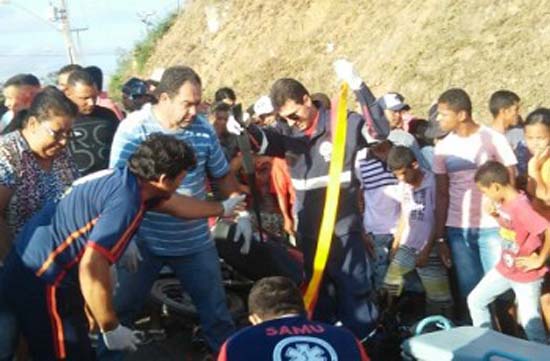 Acidente com motos deixa quatro pessoas feridas em trecho da AL-110, em Taquarana