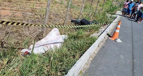 Motociclista morre em acidente na AL-110, entre Viçosa e Chã Preta