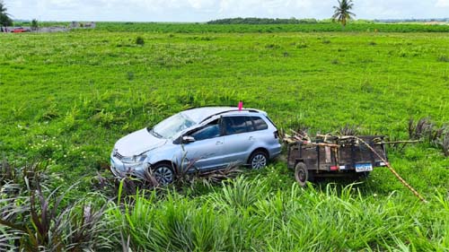 Acidente grave na BR-101 deixa cinco feridos, incluindo criança e idosa, em Teotônio Vilela