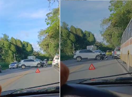 Colisão frontal deixa bebê e mais duas pessoas feridas em Satuba