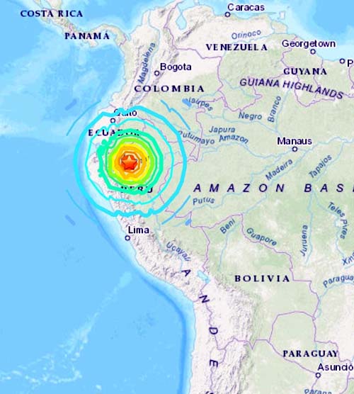 Terremoto de magnitude 7,5 na Amazônia peruana é sentido em cidades do Acre