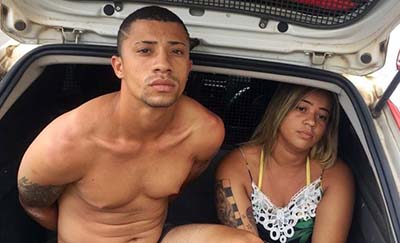 ROCAM apreende maconha e arma de fogo com casal na parte alta de São Miguel dos Campos