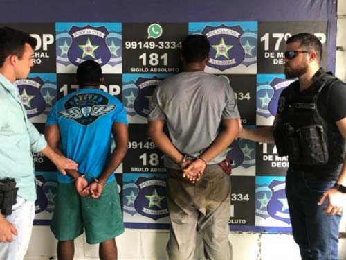 Dois homens são presos suspeitos de assassinarem amante em Marechal Deodoro