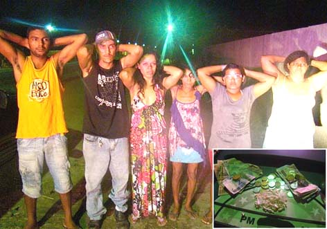 PM prende quadrilha acusada de tráfico de drogas