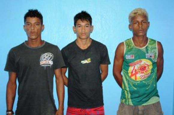 Polícia prende trio suspeito de assaltos em Campo Alegre