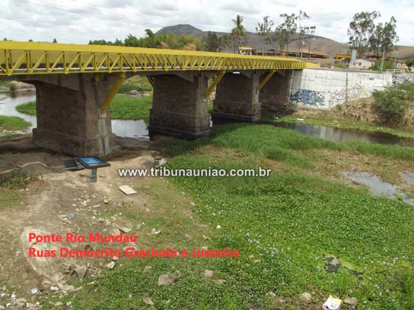 Rio Mundaú seca e se não chover nos proximos 30 dias, União dos Palmares terá racionamento ou talvez até falta d'água