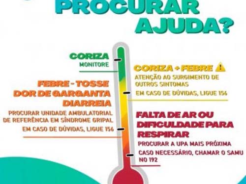 Saiba quando procurar as Unidades de Referência em síndromes gripais