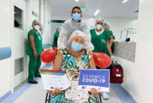 Mais de 8 mil pacientes com Covid internados na rede pública já receberam alta
