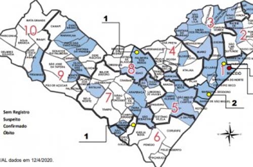 Dos 48 infectados em Alagoas, 14 pacientes já estão curados do novo coronavírus