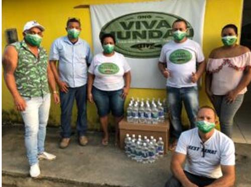 Senai doa 670 litros de álcool a entidades e projetos sociais