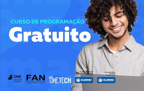 Governo de Alagoas oferece curso gratuito de Programação